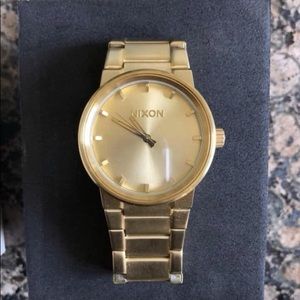 Gold Plated Nixon Watch